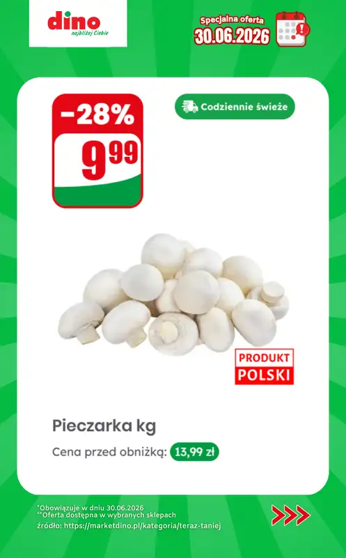 Dino - gazetka promocyjna Specjalna oferta na 30.06.2026 - promocje spoza gazetki od wtorku 30.06 do wtorku 30.06 - strona 8