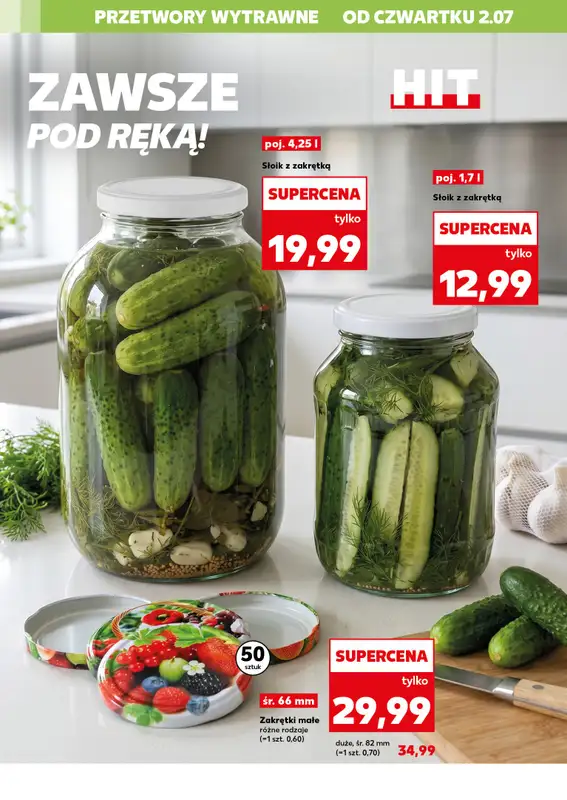 Kaufland - gazetka promocyjna Oferta Kaufland - kochamy przetwory!  do środy 08.07 - strona 12