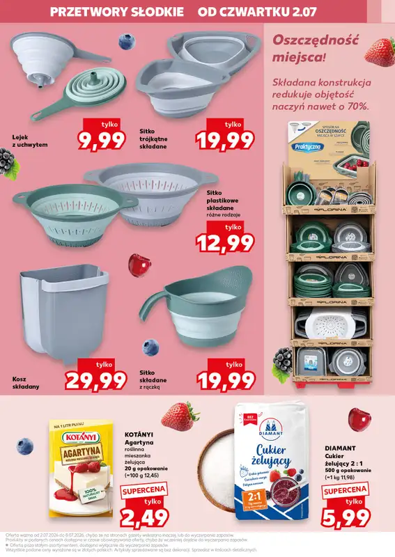 Kaufland - gazetka promocyjna Oferta Kaufland - kochamy przetwory!  do środy 08.07 - strona 9