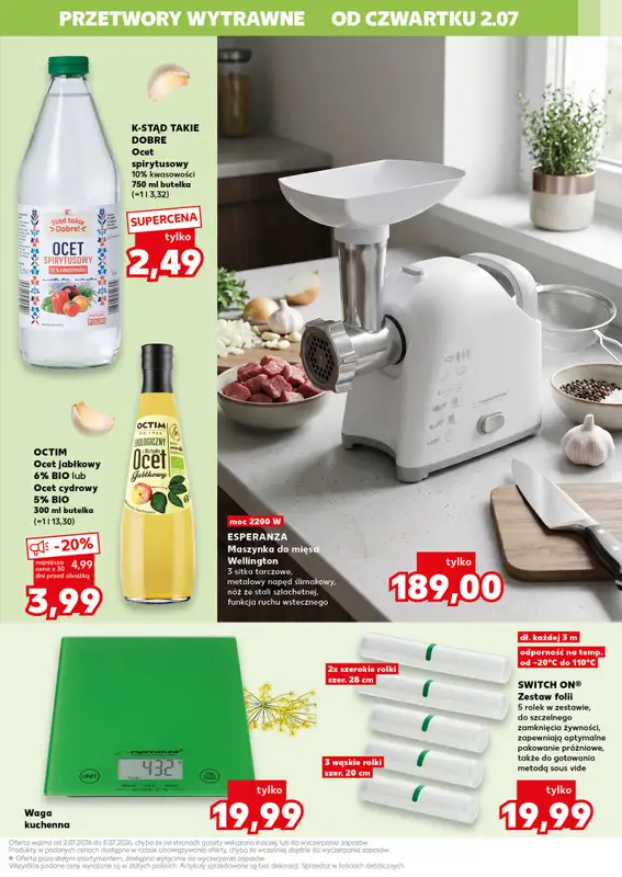 Kaufland - gazetka promocyjna Oferta Kaufland - kochamy przetwory!  do środy 08.07 - strona 15
