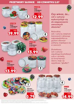 Kaufland - gazetka promocyjna Oferta Kaufland - kochamy przetwory!  do środy 08.07 - strona 3