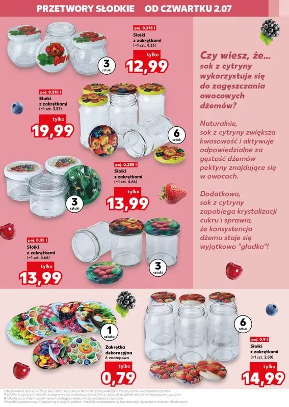 Kaufland - gazetka promocyjna Oferta Kaufland - kochamy przetwory!   - strona 3