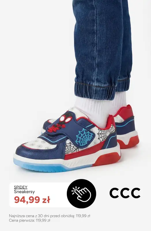 CCC - gazetka promocyjna SALE - sneakersy dla chłopca do 100 zł od czwartku 02.07  - strona 7