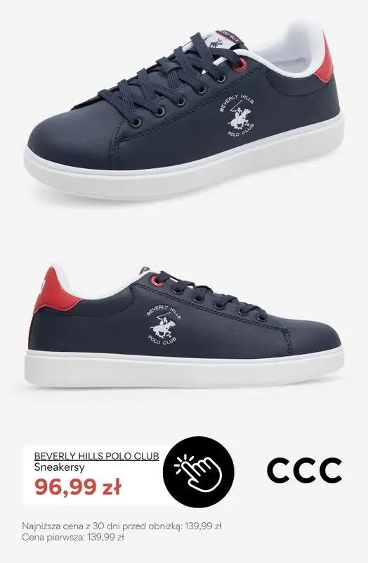 CCC - gazetka promocyjna SALE - sneakersy dla chłopca do 100 zł od czwartku 02.07  - strona 10