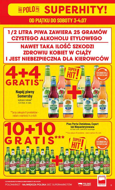 POLOmarket - gazetka promocyjna Gazetka od środy 01.07 do wtorku 07.07 - strona 3