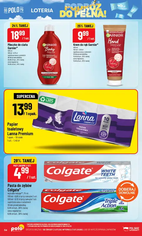 POLOmarket - gazetka promocyjna Gazetka od środy 01.07 do wtorku 07.07 - strona 54