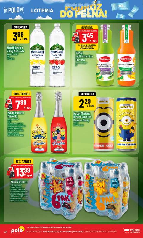 POLOmarket - gazetka promocyjna Gazetka od środy 01.07 do wtorku 07.07 - strona 48