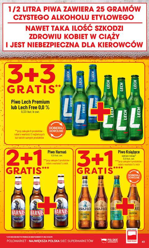 POLOmarket - gazetka promocyjna Gazetka od środy 01.07 do wtorku 07.07 - strona 43