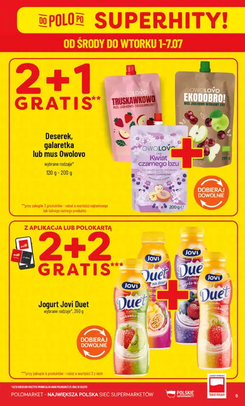 POLOmarket - gazetka promocyjna Gazetka od środy 01.07 do wtorku 07.07 - strona 5