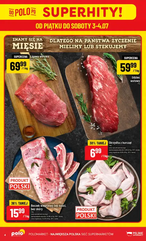 POLOmarket - gazetka promocyjna Gazetka od środy 01.07 do wtorku 07.07 - strona 4