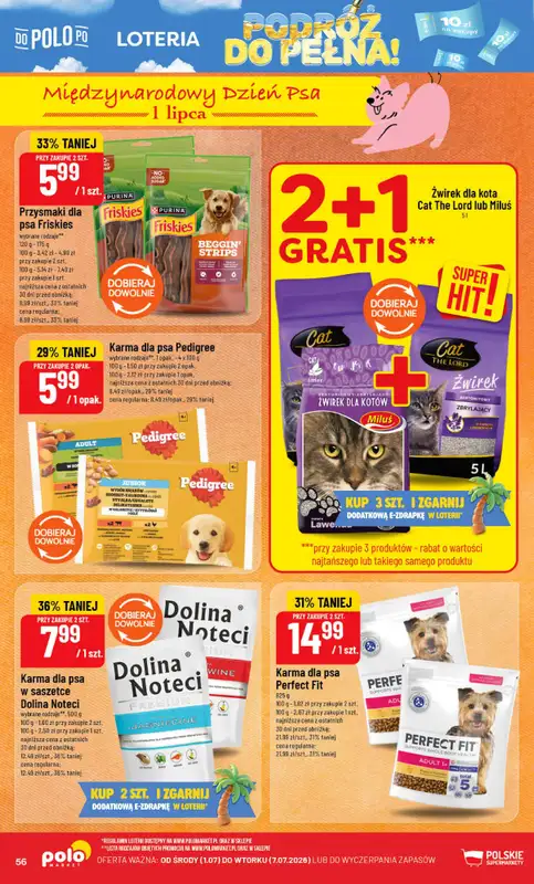 POLOmarket - gazetka promocyjna Gazetka od środy 01.07 do wtorku 07.07 - strona 56