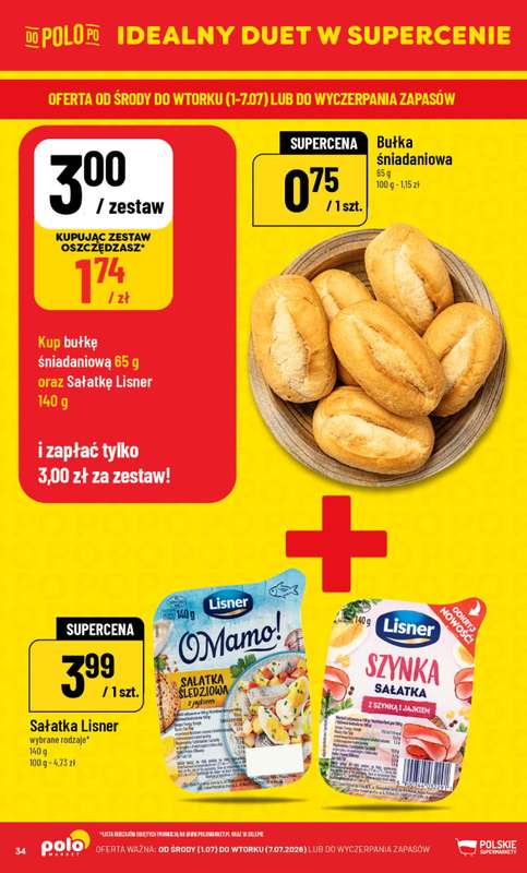POLOmarket - gazetka promocyjna Gazetka od środy 01.07 do wtorku 07.07 - strona 34