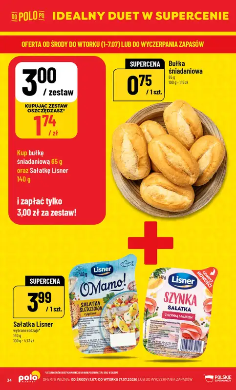 POLOmarket - gazetka promocyjna Gazetka od środy 01.07 do wtorku 07.07 - strona 34