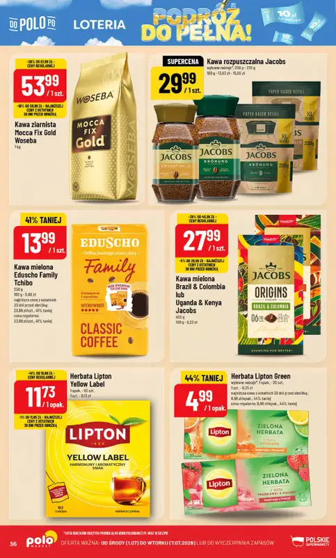 POLOmarket - gazetka promocyjna Gazetka od środy 01.07 do wtorku 07.07 - strona 36