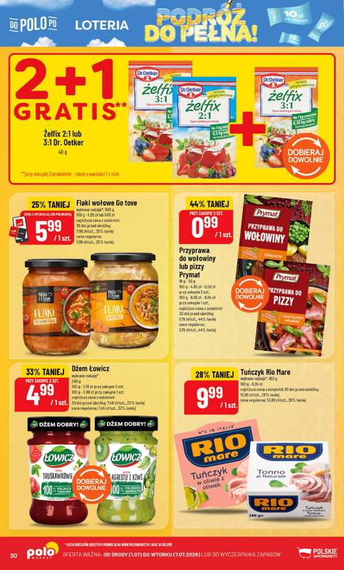 POLOmarket - gazetka promocyjna Gazetka od środy 01.07 do wtorku 07.07 - strona 30