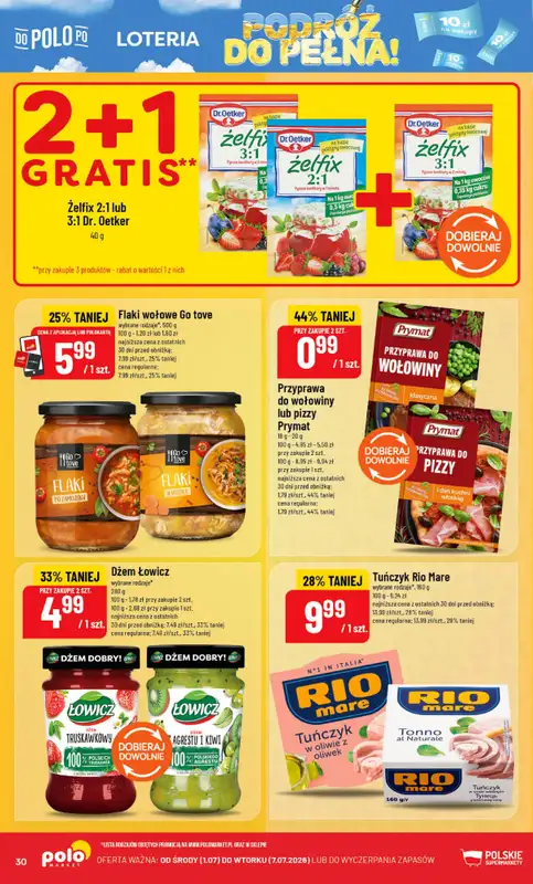 POLOmarket - gazetka promocyjna Gazetka od środy 01.07 do wtorku 07.07 - strona 30