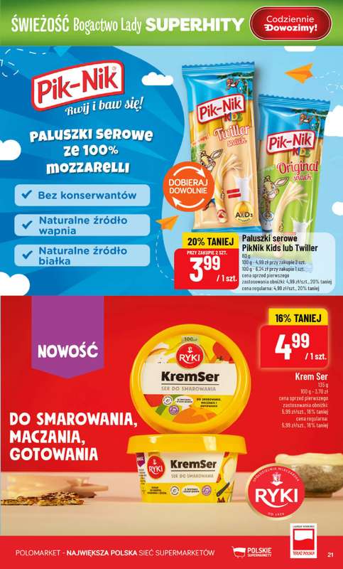 POLOmarket - gazetka promocyjna Gazetka od środy 01.07 do wtorku 07.07 - strona 21