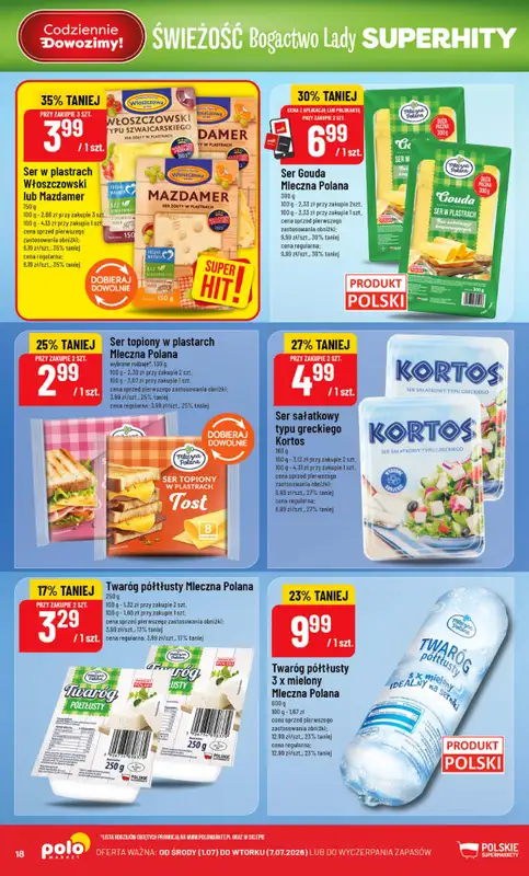POLOmarket - gazetka promocyjna Gazetka od środy 01.07 do wtorku 07.07 - strona 18