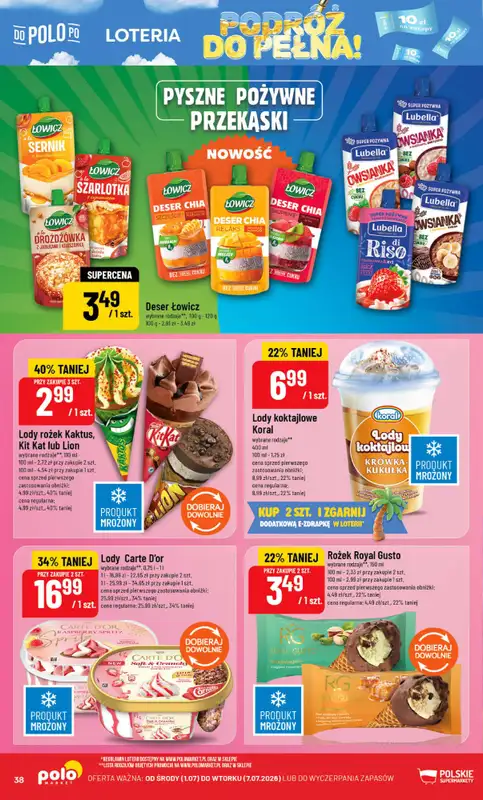 POLOmarket - gazetka promocyjna Gazetka od środy 01.07 do wtorku 07.07 - strona 38