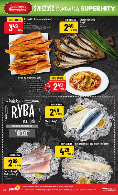 POLOmarket - gazetka promocyjna Gazetka od środy 01.07 do wtorku 07.07 - strona 24