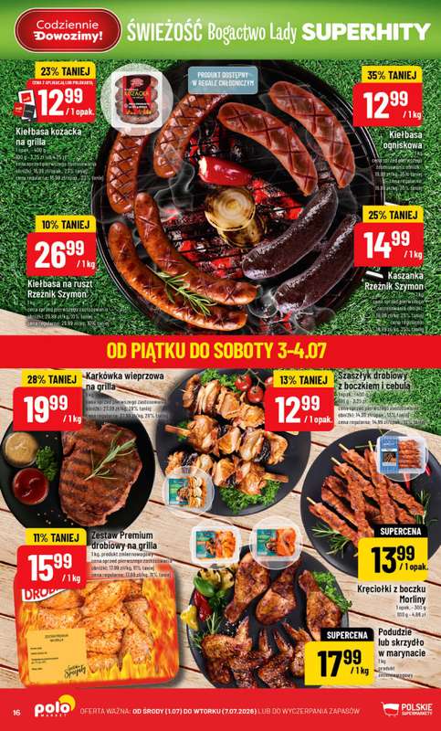 POLOmarket - gazetka promocyjna Gazetka od środy 01.07 do wtorku 07.07 - strona 16