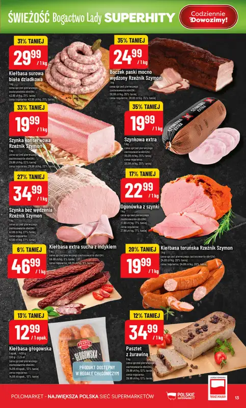 POLOmarket - gazetka promocyjna Gazetka od środy 01.07 do wtorku 07.07 - strona 13