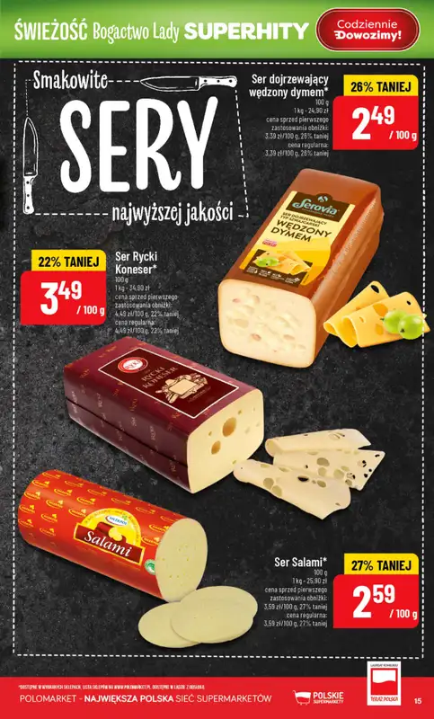 POLOmarket - gazetka promocyjna Gazetka od środy 01.07 do wtorku 07.07 - strona 15