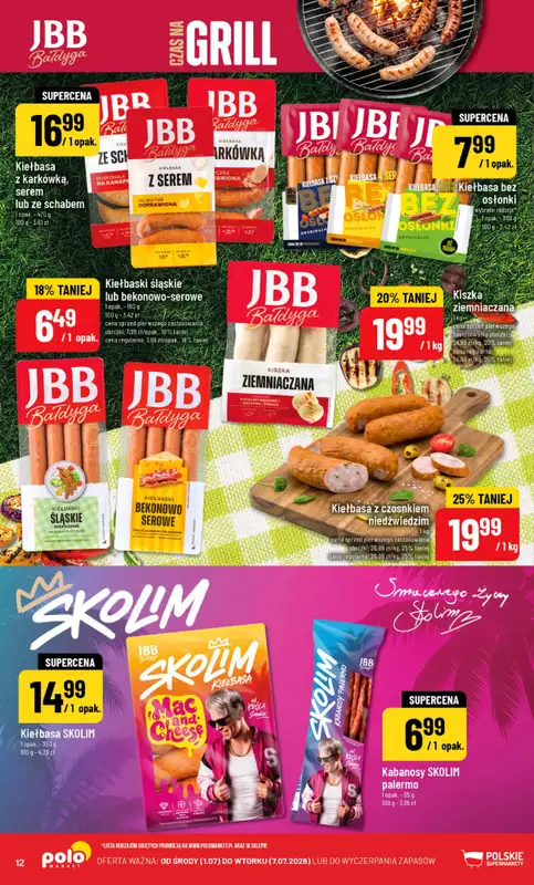 POLOmarket - gazetka promocyjna Gazetka od środy 01.07 do wtorku 07.07 - strona 12