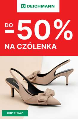 Deichmann - gazetka promocyjna Do -50% na czółenka od środy 01.07 