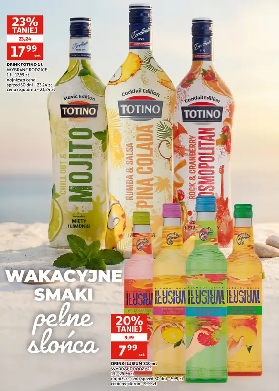 Auchan - gazetka promocyjna Gazetka Zielona Góra I Letnia kolekcja smaków od środy 01.07 do wtorku 14.07 - strona 2