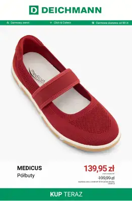 Deichmann - gazetka promocyjna Do -50% na buty komfortowe od czwartku 02.07  - strona 9
