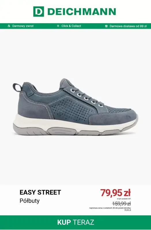 Deichmann - gazetka promocyjna Do -50% na buty komfortowe od czwartku 02.07  - strona 5