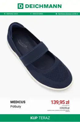 Deichmann - gazetka promocyjna Do -50% na buty komfortowe od czwartku 02.07  - strona 3