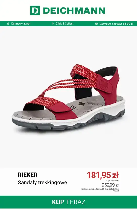 Deichmann - gazetka promocyjna Do -50% na buty komfortowe od czwartku 02.07  - strona 7
