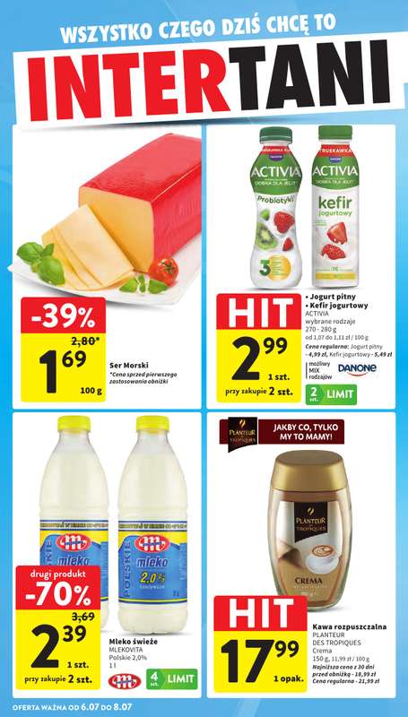 Intermarche - gazetka promocyjna Gazetka od czwartku 02.07 do środy 08.07 - strona 42