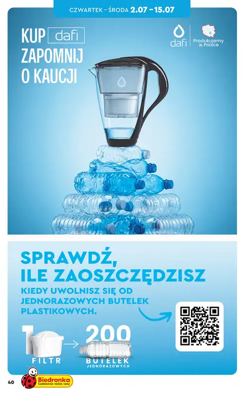 Biedronka - gazetka promocyjna Hity i inspiracje, od 27.06 od soboty 27.06 do środy 15.07 - strona 42