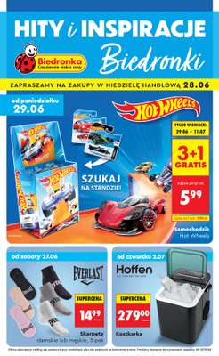 Biedronka - gazetka promocyjna Hity i inspiracje, od 27.06 od soboty 27.06 do środy 15.07