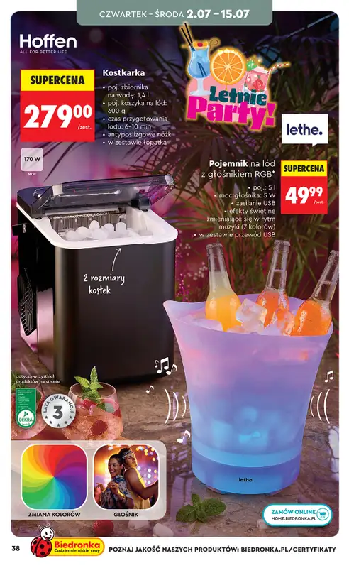 Biedronka - gazetka promocyjna Hity i inspiracje, od 27.06 od soboty 27.06 do środy 15.07 - strona 40