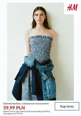 H&M - gazetka promocyjna Sukienki damskie na wakacyjne podróże od wtorku 30.06  - strona 8