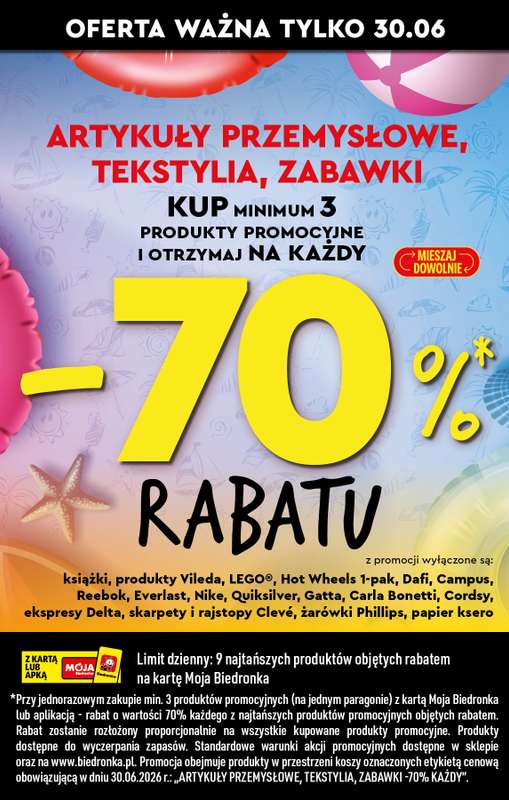 Biedronka - gazetka promocyjna Gorące oferty na koniec miesiąca, Z ladą tradycyjną od poniedziałku 29.06 do soboty 04.07 - strona 4