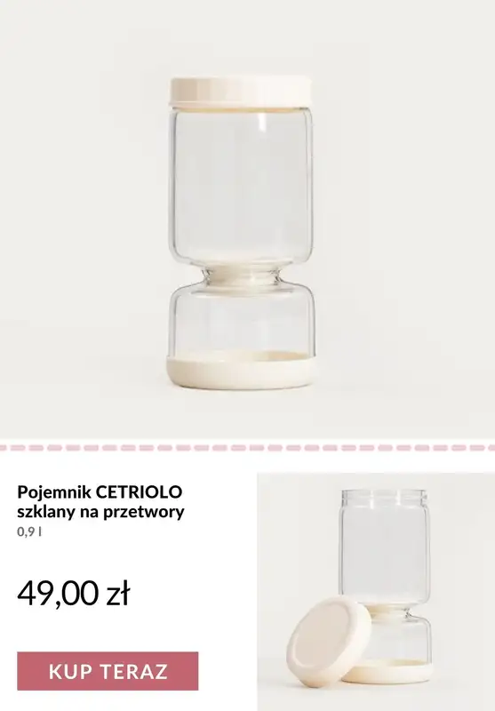 Homla - gazetka promocyjna Produkty do przechowywania w kuchni od wtorku 30.06  - strona 8