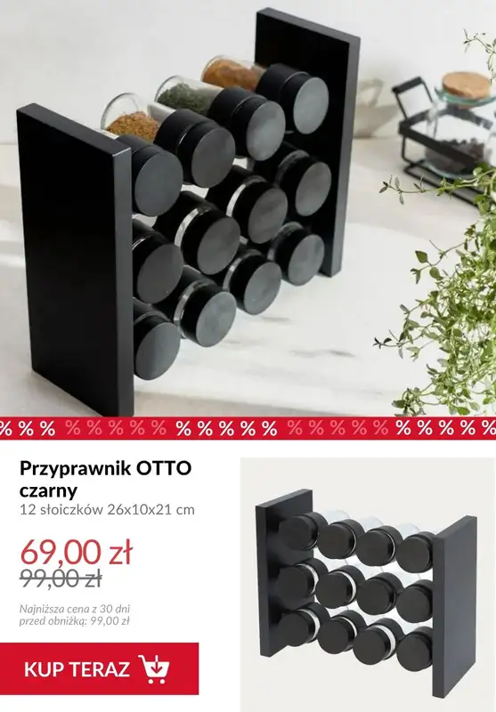 Homla - gazetka promocyjna Produkty do przechowywania w kuchni od wtorku 30.06  - strona 4