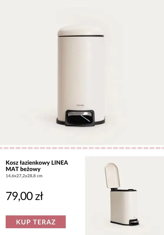 Homla - gazetka promocyjna Akcesoria łazienkowe od środy 01.07  - strona 3