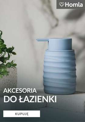 Homla - gazetka promocyjna Akcesoria łazienkowe od środy 01.07 