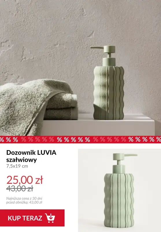 Homla - gazetka promocyjna Akcesoria łazienkowe od środy 01.07  - strona 10