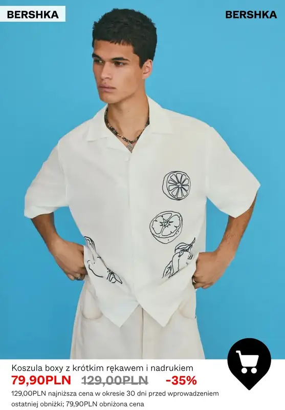 Bershka - gazetka promocyjna SALE - koszule męskie od wtorku 30.06  - strona 5