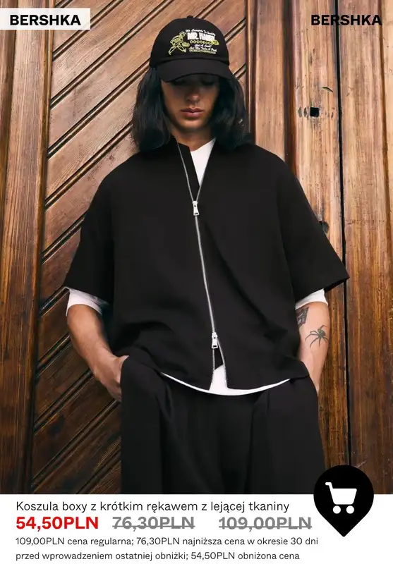 Bershka - gazetka promocyjna SALE - koszule męskie od wtorku 30.06  - strona 4