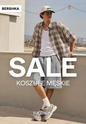 Bershka - gazetka promocyjna SALE - koszule męskie od wtorku 30.06 