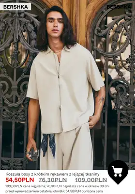 Bershka - gazetka promocyjna SALE - koszule męskie od wtorku 30.06  - strona 7