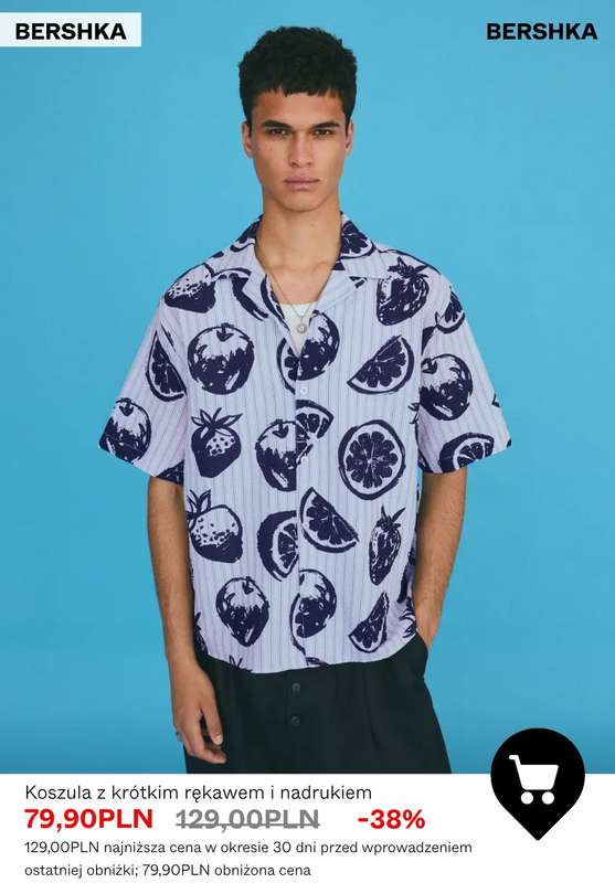 Bershka - gazetka promocyjna SALE - koszule męskie od wtorku 30.06  - strona 6